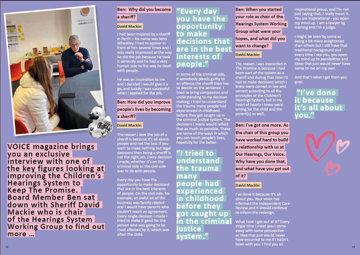 magzine voice spread spring edition